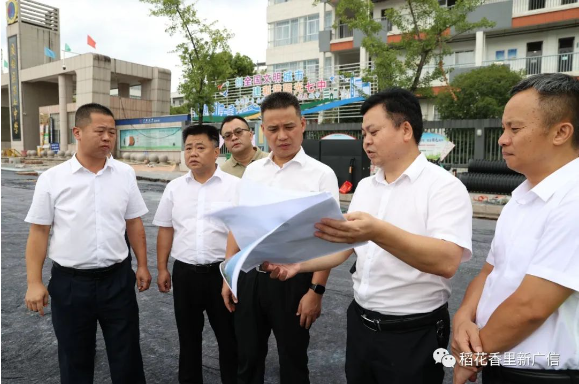 区委书记何党生调研重点城建项目